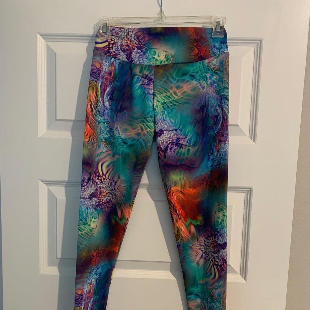 Abs2b Fitness Leggings Swirl Multicolor